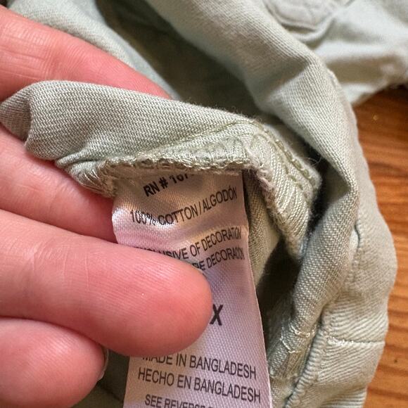 Derek Heart mint green smily face patch short sleeve girls romper SIZE 6 - Picture 5 of 6